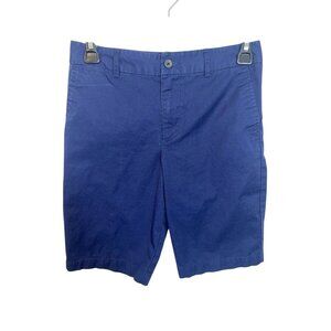 POLO RALPH LAUREN Boy's Size 14 Navy Blue Chino Shorts 100% Cotton
